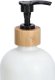 Dozownik do mydła Zeller Zestaw dozowników na płyn i mydło z bambusową podstawką, 2 x 500 ml 2
