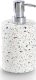 Dozownik do mydła Zeller Dozownik cementowy TERRAZZO, Ø 8,2 cm 1