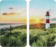 Maximex Szklane płyty ochronne na kuchenkę LIGHTHOUSE, 2 sztuki 1