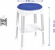 Maximex Taboret pod prysznic, obrotowe siedzisko,  wys. 41,5-59 cm 4