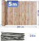 Maximex Osłona balkonowa z wzorem bambusa, 5 m x 85 cm 4