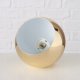 Boltze Lampa stołowa Missy, Ø 15 cm, złota 2