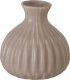 Boltze Porcelanowy wazon dekoracyjny Esko, szary mat 1