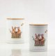 Boltze Pojemniki kuchenne ceramiczne CHARMY, wzór w zajączki, 2 sztuki 6