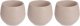 Ibergarden Doniczki samonawadniające, plastikowe, 3 sztuki, Ø 14 cm 1