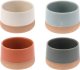 London Durable Porcelain Zestaw miseczek ceramicznych w różnych kolorach 2