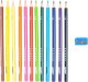 MFP paper kredki 12 szt.  Zapachowe trójkątne z temperówką 6300624 4