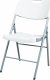 Home It Enjoy>it® luksus klapstol 45 × 50 × 88 cm hvid/grå 1
