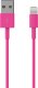 Kabel USB Sinox Lightning kabel 1m Pink 1