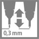 Stabilo Fineliner Stabilo Sensor 189, 0,3 mm, blå, æske a 10 stk. 5