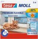 Tesa TESA 05417-200. Produktfarbe: Transparent, Material: Silikon, Haltbarkeitsdauer (max.): 15 Jahr(e). Länge: 6 m, Spaltdichtung (min.): 7 mm, Spaltdichtung (max.): 9 mm (05417-00200-00) 4