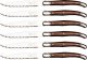 Laguiole Tradition Steak knives Laguiole Dark Wood SET 6 SdV 1