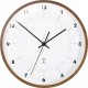 TFA Tfa Funk-Wanduhr mit Holzrahmen (Ø x T) 25.5 cm x 5 cm (98.1097) 1
