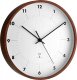 TFA Tfa Funk-Wanduhr mit Holzrahmen (Ø x T) 25.5 cm x 5 cm (98.1097) 1