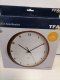 TFA Tfa Funk-Wanduhr mit Holzrahmen (Ø x T) 25.5 cm x 5 cm (98.1097) 3
