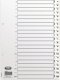 Segregator Elba Elba 400020999, Alphabetic tab index, Polypropylene (PP), White, Portrait, A 1