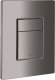 Grohe GROHE Skate Cosmopolitan betjeningsplade til 2-skyls- og start/stop betjening til lodret eller vandret montage. Poleret Hard Graphite. 1