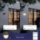 Kinkiet Nordlux Nordlux Ava Smart | Outdoor Wall / Ceiling Lamp | Gray 6