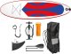 CS Aqua CS Aqua SUP Board - Stand Up Paddleboard - 300x83x15 cm max 120 kg. Red/Blue 1
