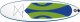 CS Aqua CS Aqua SUP Board - Stand Up Paddleboard - 300x83x15 cm max 120 kg. Green/Blue 1