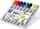 Staedtler STAEDTLER Lumocolor Flipchart-Marker 356/356B, 8er Etui nachfüllbar, DRY SAFE, auswaschbar, blockierte Spitze, - 1 Stück (356 SWP8) 7