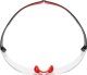 3M 3M 7100148026, Safety goggles, Grey, Red, Transparent, Polycarbonate (PC), Polycarbonate, Box 2