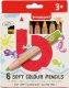 BRUYNZEEL SAKURA Bruynzeel Kids Soft Colouring Pencils Set 6 2