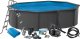 Swim & Fun Basic Pool Oval 490 x 360 x 120 cm, Anthracite Grey 1