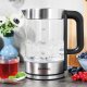 Czajnik Gastroback Gastroback Design Basic, 1.7 L, 3000 W, Stainless steel, Transparent, Glass, Stainless steel, Water level indicator, Overheat protection 1