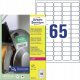 AVERY Avery B7651-50, White, Rectangle, Permanent, 38 x 21 mm, A4, Teslin 2