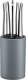 Amefa Amefa JET - 6-pc steak knives in grey block - mirror 5