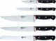 Richardson Sheffield VELOCITY - 5 pc knife block with sharpener - black 3
