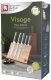 Richardson Sheffield Richardson Sheffield Visage - 5 stk Kniv magnetisk blok - bambus 2
