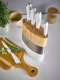 Richardson Sheffield FUSION - 5 pc knife block - white 5