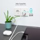 Ładowarka TooQ TooQ GAN USB-C/PD Wall Charger 30W, White, Indoor, AC, White 5