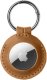 Fixed Fixed Case for AirTag Genuine cowhide, Brown 2