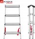 Kadax KADAX Drabina aluminowa dwustronna 125kg 4 stopnie 5