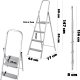 Kadax KADAX Drabina stalowa Steel Home 4 stopnie 1