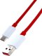 Kabel USB OnePlus USB-A - USB-C 1 m Czerwony 2