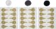 Rycote Rycote Undercovers, Mix Color - 30 pcs+30 Stickie 3