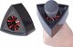 Mikrofon Rycote Rycote Single Triangular Black Mic Flag 3