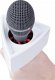 Mikrofon Rycote Rycote Single Triangular White Mic Flag 1