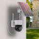 Kamera IP Choetech Kamera Choetech ASC006-WF solarna inteligentna PTZ WiFi z panelem słonecznym 5W - biała 1