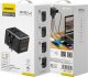 Dudao Adapter podróżny Dudao A35Pro 35W EU / UK / AUS / US / JP 3x USB-C 2x USB-A - czarny 1