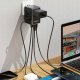 Dudao Adapter podróżny Dudao A35Pro 35W EU / UK / AUS / US / JP 3x USB-C 2x USB-A - czarny 1