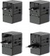 Adapter USB Dudao Adapter podróżny Dudao A65Pro 65W EU / US / JP / AUS / UK 2x USB-C 2x USB-A - czarny 1