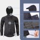 RockBros Kurtka przeciwdeszczowa Rockbros YPY013BK4XL oddychająca wiatroodporna XXXXL - czarna 2