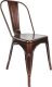 Lugano Krzesło metalowe loft metalowe loft CORSICA COPPER 3