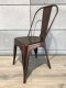 Lugano Krzesło metalowe loft metalowe loft CORSICA COPPER 8