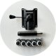 Triton Fotel obrotowy do biurka MARIO DARK GUN GREY 4